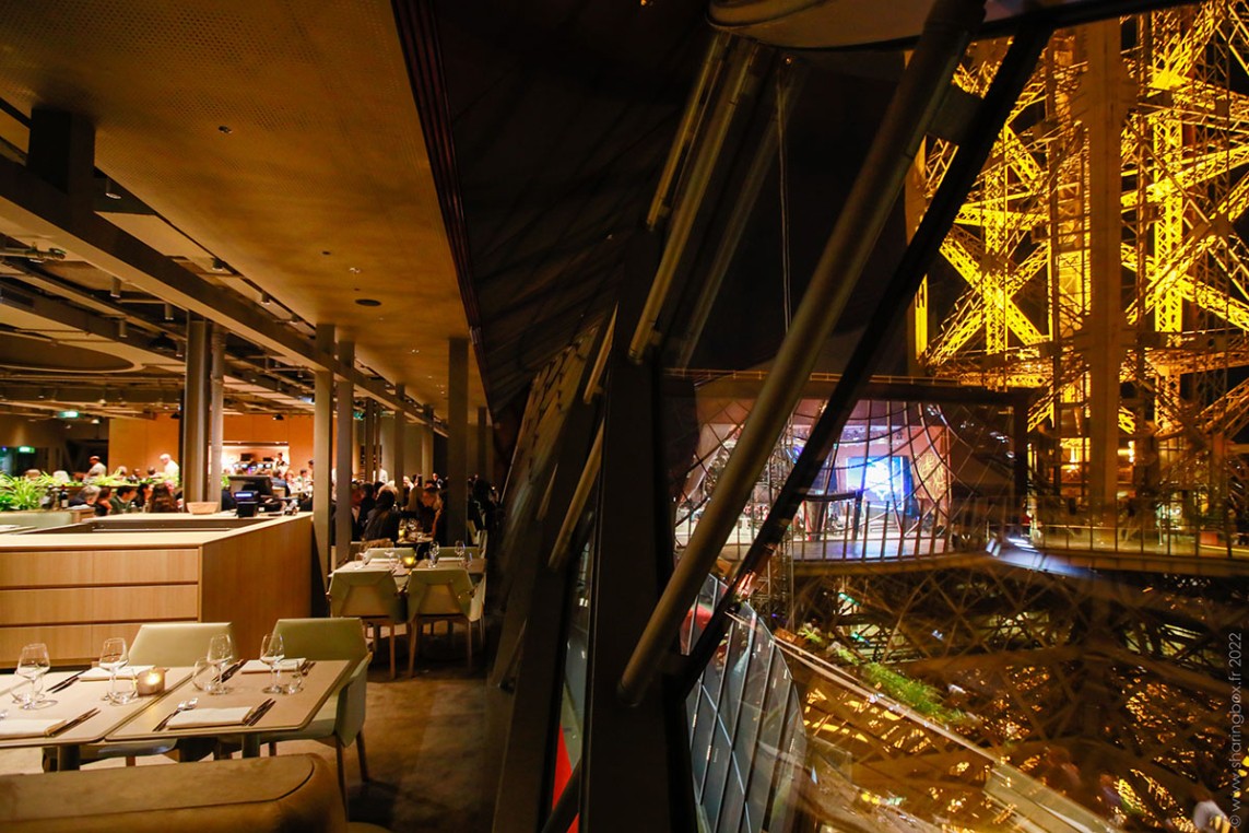 At the heart of Madame Brasserie by night