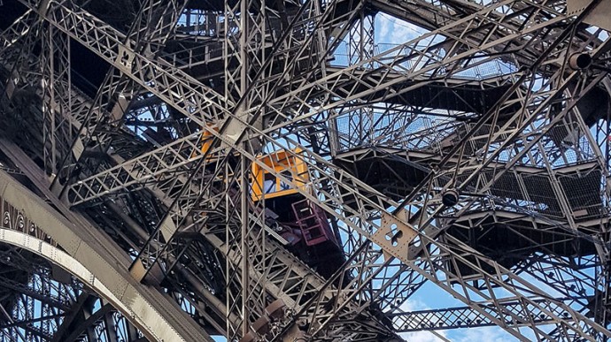 Vue sur l'ascenseur historique